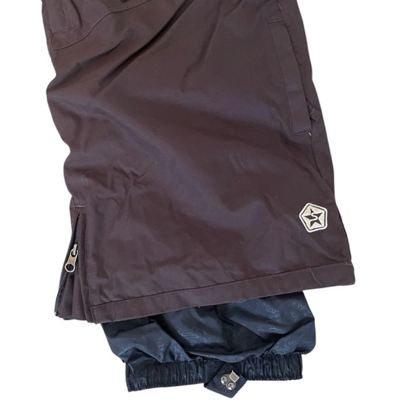 Sessions Ridge Series Snow Ski Snowboard Pants Cargo Brown - Size Small Woman’s - Picture 8 of 16